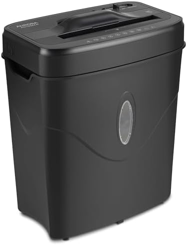 Aurora AU1030XA 10-Sheet Crosscut Paper/Credit Card Shredder with 4.4-Gallon Wastebasket - Image 7
