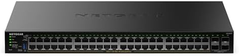 NETGEAR 52-Port Gigabit Ethernet PoE Smart Managed Switch (GS348TPv2) by NETGEAR