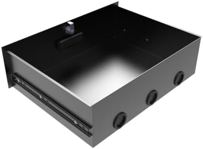 3U Server Cabinet Case 19" Rack Mount Lockable Drawer with Key - Image 4