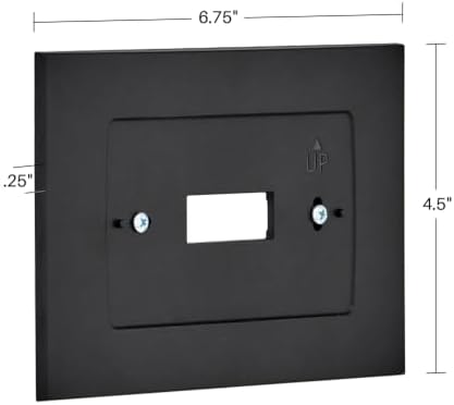 Wall Plate for Sensi Touch Smart Thermostat in Black, SA5B - Image 3