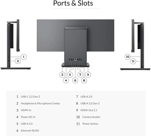 Lenovo 24" Touchscreen IdeaCentre All-in-One Desktop Computer • 6-core AMD Ryzen 5 Processor • 16GB DDR5 • 512GB SSD • Wireless KB&Mouse • Wireless Charging Base • Windows 11 - Image 4