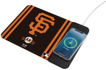 SOAR MLB Official Established Primary Logo Wordmark Home Office Wireless Charging Mouse Pad Mat 11.8" x 8.6" (San Francisco Giants) by OuterstuffFIFAWorldCup