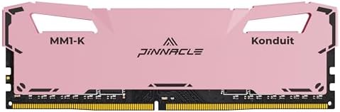 Timetec Pinnacle Konduit 8GB DDR4 3200MHz PC4-25600 CL16-18-18-38 XMP2.0 Overclocking 1.35V Compatible for AMD and Intel Desktop Gaming PC Memory Module RAM - Pink by Timetec