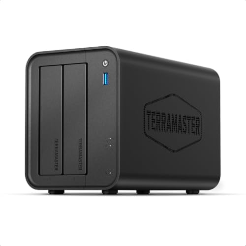TERRAMASTER F2-425 2-Bay NAS Intel x86 Quad-Core CPU 4GB RAM (Diskless) by TerraMaster