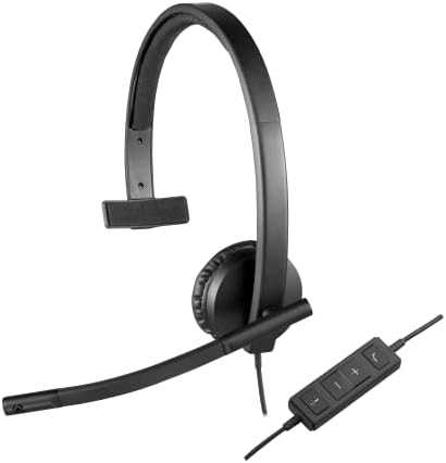 Logitech H570e Wired Headset Mono Headphones with Noise Cancelling - Black by Unknown