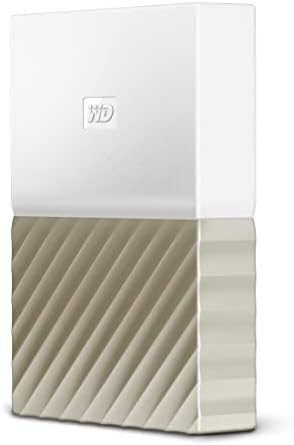WD 4TB White-Gold My Passport Ultra Portable External Hard Drive - USB 3.0 - WDBFKT0040BGD-WESN (Old Generation) by WesternDigital