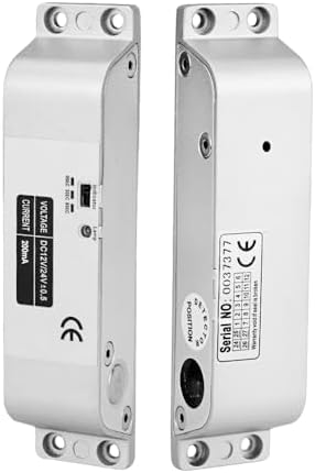 Electric Drop Bolt Lock DC 12V Fail Safe NC Mode Electronic Door Lock for Access Control Security System with Time Delay by Unknown