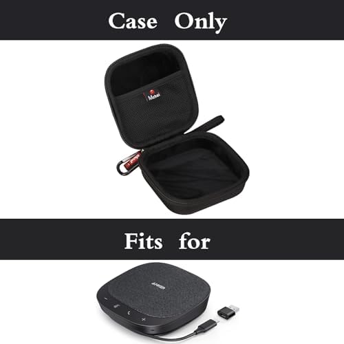 Mchoi Hard Storage Case Fits for Anker PowerConf S330 USB Speakerphone/for EMEET Conference Speakerphone M0 Plus, Conference Microphone for Home Office, Case Only - Image 7