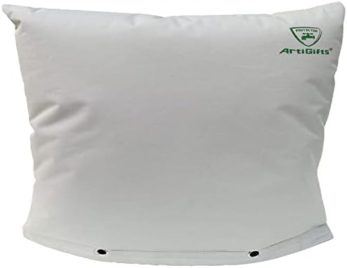 Insulated Pouch - Backflow Insulation Cover for Winter Freeze Protection, Pale Khaki, 35’’W x 25’’H - Measure Before Purchase by ArtiGifts
