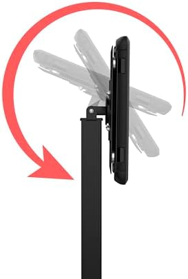 CTA Digital PAD-CHKBM10 Thin-Profile Floor Stand with Removable Magnetic Protective Case for 10.2-Inch iPad (Black) - Image 6