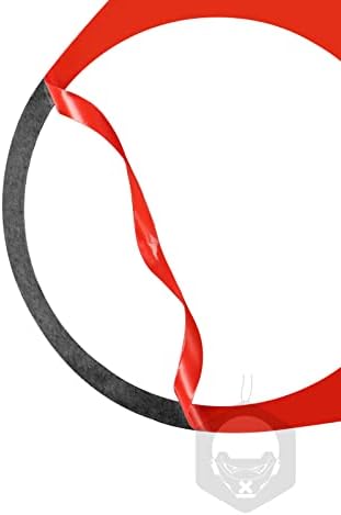 Real Soft Red Carbon Fiber Car Center Console Gear Shift Transmission Panel Trim Sticker Auto Interior Decoration Accessories Compatible with Benz Smart 2016 2017 2018 2019 2020 2021 - Image 7