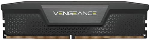 CORSAIR Vengeance DDR5 RAM 16GB (1x16GB) 5200MHz CL40-40-40-77 1.25V AMD EXPO Intel XMP 3.0 Desktop Computer Memory – Gray (CMK16GX5M1B5200Z40) by Unknown