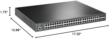 TP-Link TL-SG3452P | 48 Port Gigabit L2+ Managed PoE Switch | 48 PoE+ Port @384W, 4 x SFP Slots | PoE Auto Recovery | Omada SDN Integrated | IPv6 | Static Routing | Limited Lifetime Protection - Image 7
