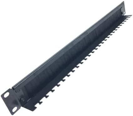 1U 19 inch Brush Cable Manager Horizontal Rack Mount - Image 6