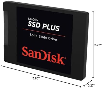 SANDISK SSD Plus 1TB Internal Solid State Drive - SATA III 6 Gb/s, 2.5"/7mm, Read/Write Speeds of up to 545MB/s / 515MB/s - SDSSDA-1T00-G28 - Image 5