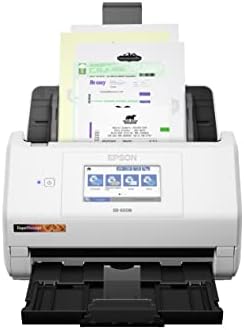 Epson RapidReceipt RR-600W Wireless Desktop Color Duplex Receipt and Document Scanner with Receipt Management Software, Touchscreen and Auto Document Feeder. Full 1-Year Limited Warranty (Renewed) by Amazon+Renewed