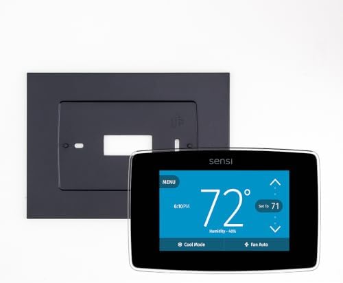 Wall Plate for Sensi Touch Smart Thermostat in Black, SA5B - Image 4