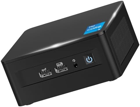 Intel NUC 12 Pro Business Mini Desktop, Intel Core i5-1240P (12C/16T, Up to 4.4GHz) Mini Pc, 16GB DDR4 RAM 512GB PCIe 4.0 NVMe SSD, 8K/HDR/WiFi 6E/BT5.3/7x24 Hours Quiet Operation/Windows 11 Pro by Intel