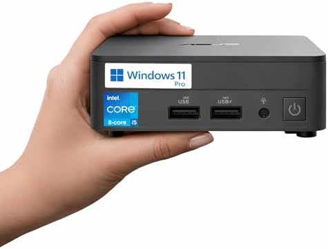 ASUS NUC 13 Pro Mini Desktop Computer, New Slim Version AI PC for Business&Home, Latest 13th Gen Intel Core i5-13420H, 16GB RAM, 1.25TB Storage, 2X HDMI + 2X Thunderbolt, Wi-Fi 6E, RJ-45, Windows 11 by Unknown