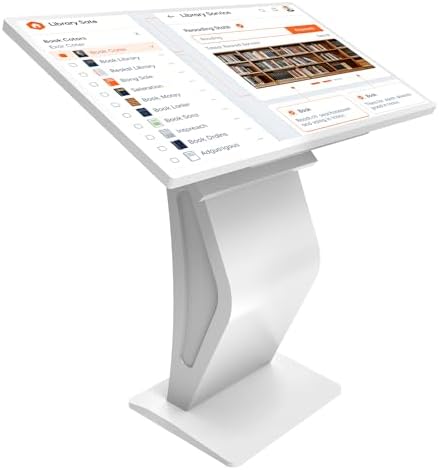 43" Touch Screen Kiosk, 10pt PCAP Touch Screen Digital Signage, Plug&Play K-Style Indoor Digital Signage, Interactive LCD Display Signage, CMS/U-Disk Publish Content, Split Screen, Android 11 by 360SPB