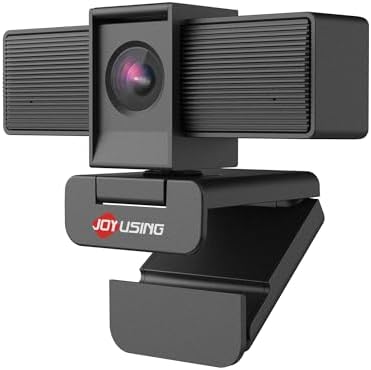 JOYUSING Flip600S 4K Webcam for PC, Ultra HD Webcam with tripod, PDAF Autofocus, Noise-Cancelling Mics, 79° FOV, Auto Light Correction, Privacy Cover, for Conference, Streaming, Zoom/Teams/Google Meet by JOYUSING