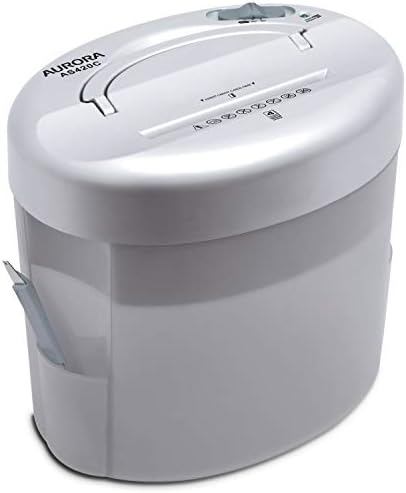 Aurora AS420C Desktop-Style Cross-Cut Paper Shredder, 4-Sheet Crosscut Desktop by Aurora