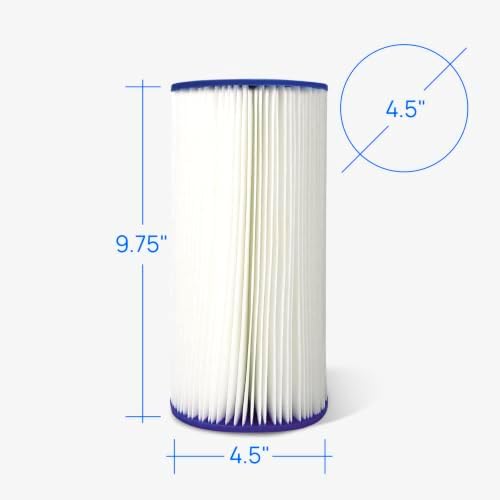 Culligan Whole House Water_Filter for Sediment 50 Micron R50-BBSA 10”x4.5” Long Lasting Water_Filter Cartridge Replacement Compatible with Many other Home_Water Filtration Systems (Pack of 3) - Image 6