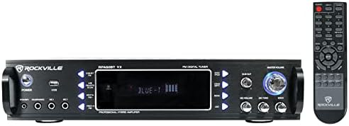 Rockville RPA60BT V2 Commercial Bluetooth Receiver with 4 Wall Speakers - Image 2