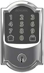 Schlage Encode Smart WiFi Deadbolt Lock with Camelot Trim, Bright Chrome - Image 4