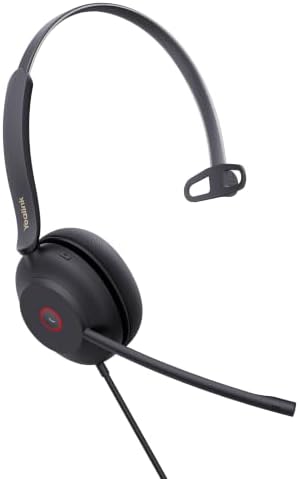 Yealink UH37 USB Mono Headset Noise Cancelling Wired Headset for PC Laptop Teams Certified USB A and USB-C Cable Works with Zoom and Other Leading UC Platforms - Image 3