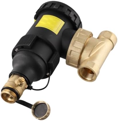G3/4 Heated Magnetic Sludge Separator for Boiler Systems, 12000 Gauss Dirt Filter with Vent and Drain, 175 CWP Rating by Unknown