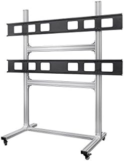 Monoprice 2x2 Video Wall Display Cart with Micro Adjustment Arms by Monoprice
