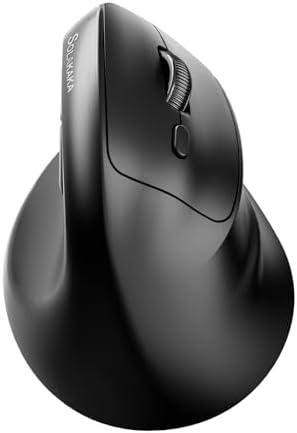 SOLAKAKA SM520 Ergonomic Wireless Mouse with 24,000 DPI, Black by SOLAKAKA