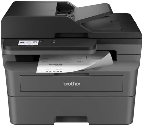 Brother MFC-L2820DW Wireless Compact Monochrome All-in-One Laser Printer Bundle with Deco Essential CPS 26 Month Protection Pack, Tech Smart USA Printer Essentials, 6FT Printer Cable and HDMI Cable - Image 2