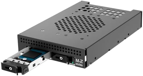 Kingwin Nvme M.2 SSD PCIe 3.0/4.0 Oculink Mobile Rack Enclosure Compatible with 3.5” Drive Bay for High-Speed Data Access Storage Expansion. by KWI-Kingwin
