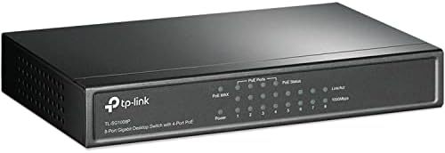TP-Link TL-SG1008P V4 | 8 Port Gigabit PoE Switch | 4 PoE+ Ports @64W | Desktop | Plug & Play | Sturdy Metal w/ Shielded Ports | Fanless | Limited Lifetime Protection | QoS & IGMP Snooping | Unmanaged - Image 2