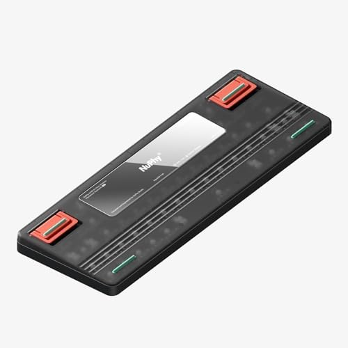 nuphy Air60 V2 Portable Wireless Keyboard 60% Low Profile Mechanical Keyboard Support QMK/VIA Compatible with Windows/mac OS/Linux Supports Bluetooth 5.1/2.4GHz/USB-C Black - Gateron Red Switch - Image 2