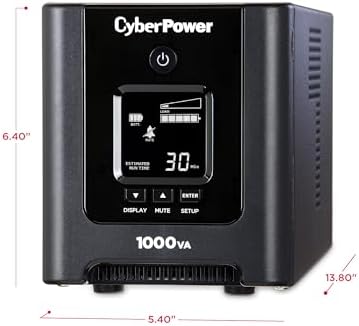 CyberPower OR1000PFCLCD PFC Sinewave UPS Battery Backup and Surge Protector - Image 6