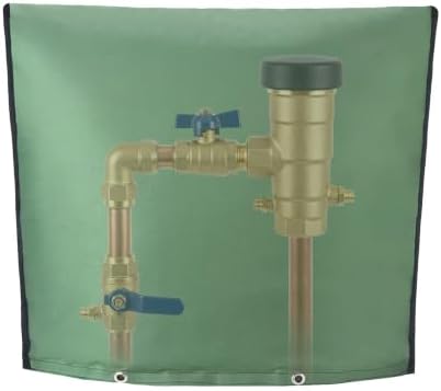 24"Wx24"H Backflow Preventer Insulation Cover, Sprinkler Covers for Outside by Quoyiyo