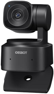 OBSBOT Tiny SE 1080P 100FPS Webcam for PC, AI Tracking PTZ Streaming Camera by OBSBOT
