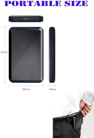 Ultra Slim Portable External Hard Drive USB 3.0 HDD Storage for PC, Mac, Laptop, PS4, Xbox one (320GB) - Image 6