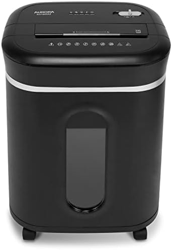 Aurora AU1800XA Anti-Jam 18-Sheet Crosscut Paper/CD and Credit Card Shredder/ 6-Gallon pullout Basket 30 Minutes Continuous Run Time by Aurora