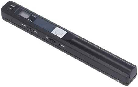 Portable Document Scanner, 8.27 Inch Handheld Color Image Scanner UP to 900 DPI, Support JPG/PDF Format, Photo Scanner for A4 Documents, Books, Receipt, Pictures (Black) by Yunseity