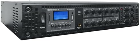 Rockville RCS350-6 6-Zone Commercial Bluetooth Amp, 10 WET-6525B Speakers - Image 3