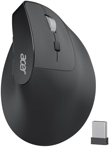 Acer Ergonomic Mouse Wireless, Adjustable DPI Vertical Mouse for Laptop by Unknown