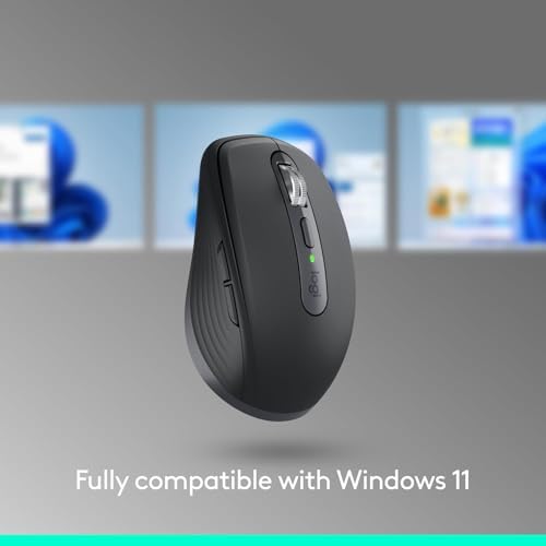 Logitech MX Anywhere 3S Compact Wireless Mouse Fast Scrolling - Graphite - Image 5