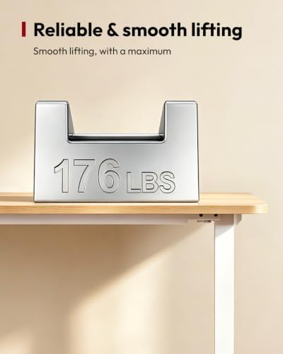 SANODESK 48''x24'' One-Piece Height Adjustable Electric Standing Desk - Image 6