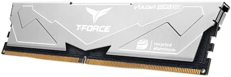 TEAMGROUP T-Force Vulcan ECO DDR5 32GB (2x16GB) 6000MHz (PC5-48000) CL38 Desktop Memory Module Ram for 600 700 Series Chipset XMP 3.0 Silver FLESD532G6000HC38ADC01… - Image 2