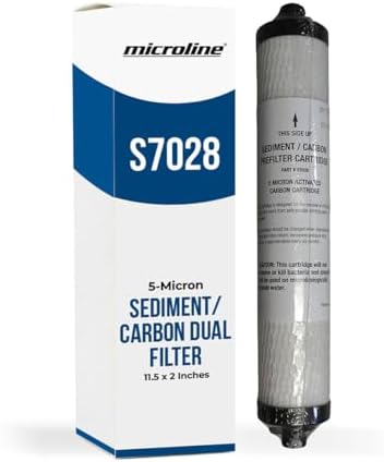 Microline S7028 Reverse Osmosis Cartridge, Dual Sediment Carbon by ESPWater