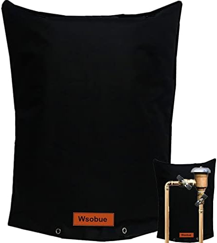 Backflow Preventer Pipe Insulation Cover for Outside,24''W x 30''H by Wsobue